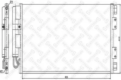 Конденсатор, кондиционер STELLOX купить
