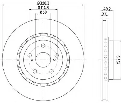 Тормозной диск MINTEX купить