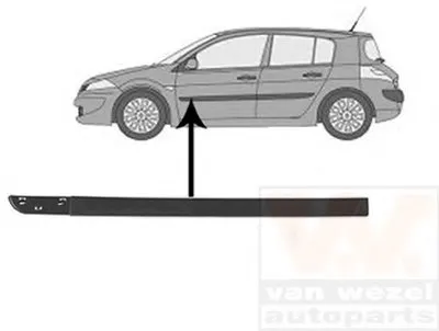 Облицовка / защитная накладка, дверь VAN WEZEL купить