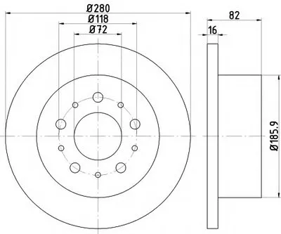 Тормозной диск PRO TEXTAR купить