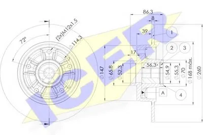 Тормозной диск ICER купить