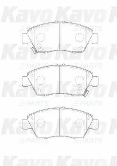 Комплект тормозных колодок, дисковый тормоз MK KASHIYAMA KAVO PARTS купить