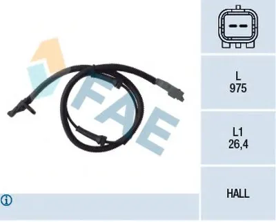 Датчик, частота вращения колеса FAE купить