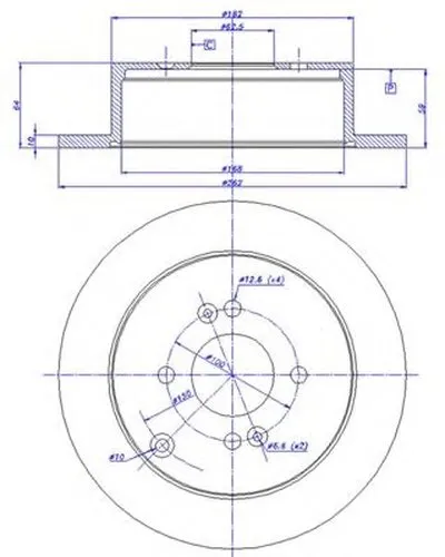 Тормозной диск CAR купить