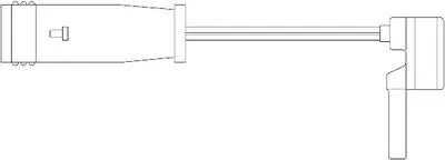 Сигнализатор, износ тормозных колодок KAWE купить