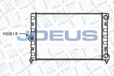 Радиатор, охлаждение двигателя JDEUS купить