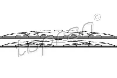 Щетка стеклоочистителя PREMIUM BRAND TOPRAN купить