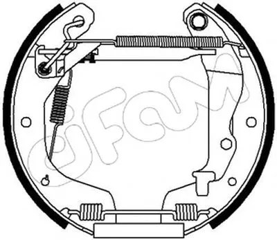 Комплект тормозных колодок Kit premounted CIFAM купить