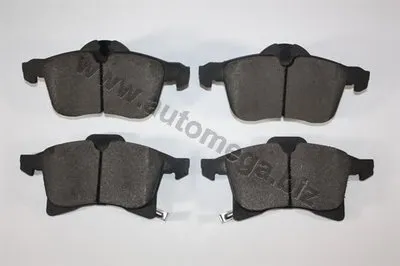 Комплект тормозных колодок, дисковый тормоз AutoMega Premium AUTOMEGA купить