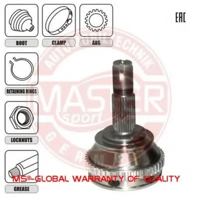Шарнирный комплект, приводной вал MASTER-SPORT купить