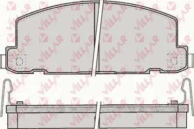 Комплект тормозных колодок, дисковый тормоз VILLAR купить