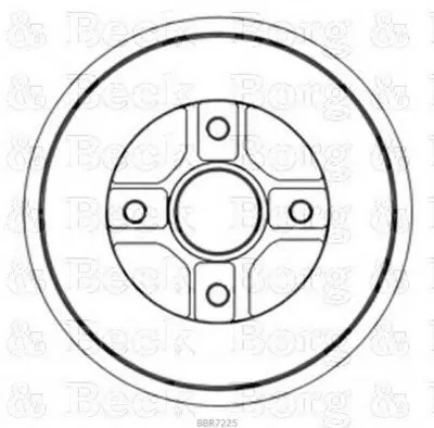 Тормозной барабан BORG & BECK купить