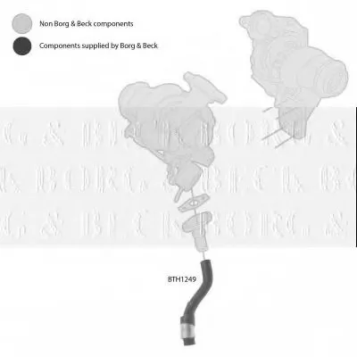 Трубка нагнетаемого воздуха BORG & BECK купить