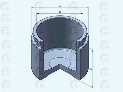 Поршень, корпус скобы тормоза ERT купить