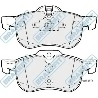 Комплект тормозных колодок, дисковый тормоз Brake Fit APEC braking купить