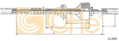 Тросик сцепления COFLE купить