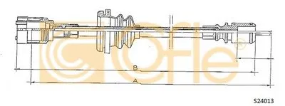 Тросик спидометра COFLE купить