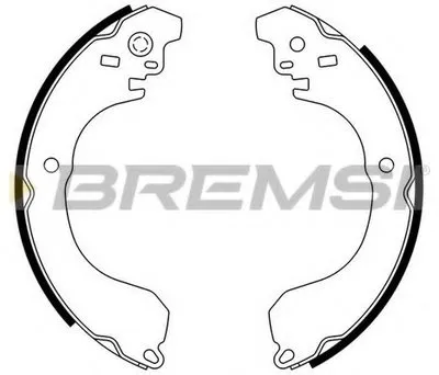 Комплект тормозных колодок BREMSI купить