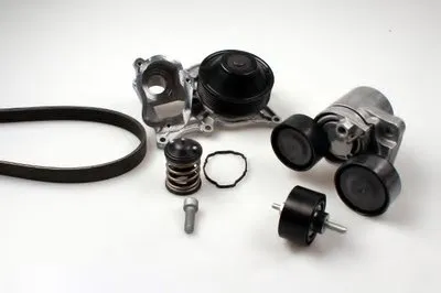 Водяной насос + комплект ручейковых ремней HEPU купить