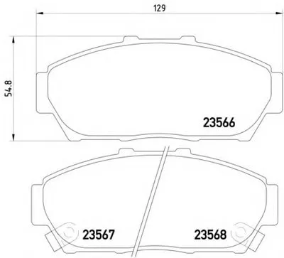 Комплект тормозных колодок, дисковый тормоз HELLA купить