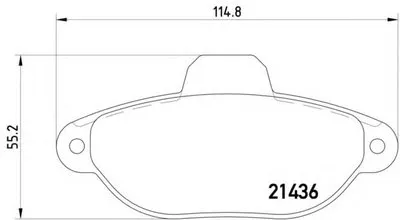 Комплект тормозных колодок, дисковый тормоз HELLA купить