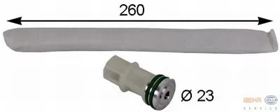 Осушитель, кондиционер BEHR HELLA SERVICE купить