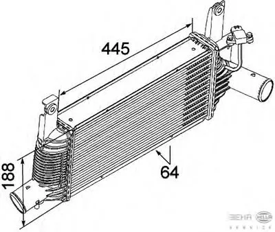 Интеркулер BEHR HELLA SERVICE HELLA купить