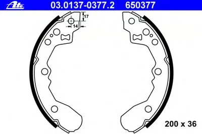 Комплект тормозных колодок ATE купить