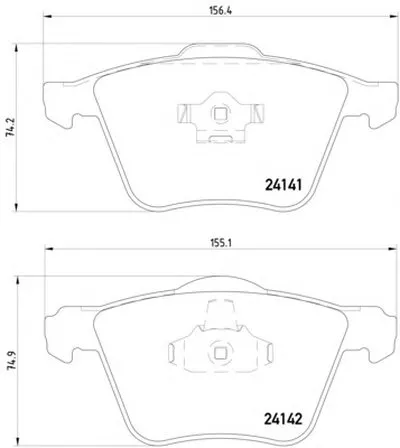 Комплект тормозных колодок, дисковый тормоз HELLA PAGID купить
