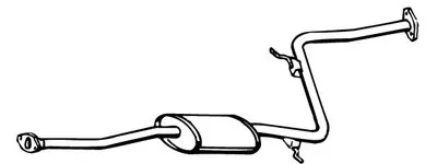 Средний глушитель выхлопных газов WALKER купить