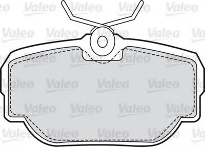 Комплект тормозных колодок, дисковый тормоз VALEO купить