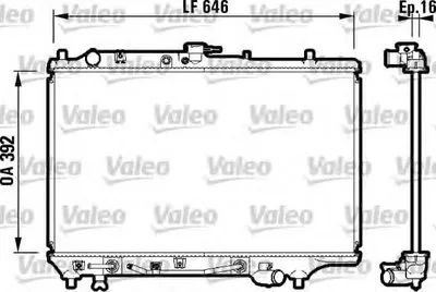 Радиатор, охлаждение двигателя VALEO купить