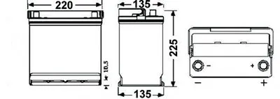 Стартерная аккумуляторная батарея; Стартерная аккумуляторная батарея EXCELL ** EXIDE купить