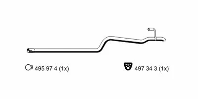 Труба выхлопного газа ERNST купить