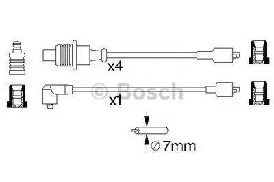 Комплект проводов зажигания