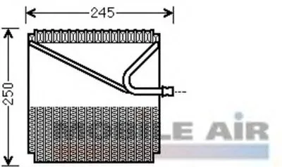 Испаритель, кондиционер VAN WEZEL купить