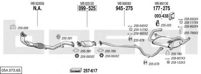 Система выпуска ОГ BOSAL купить