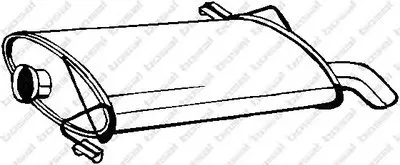 Глушитель выхлопных газов конечный BOSAL купить