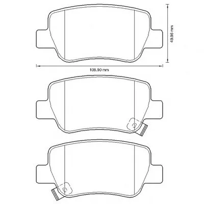 Комплект тормозных колодок, дисковый тормоз JURID купить