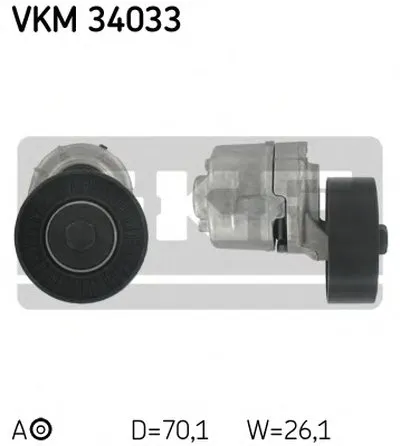 Натяжной ролик, поликлиновой  ремень SKF купить