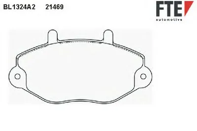 Комплект тормозных колодок, дисковый тормоз FTE купить