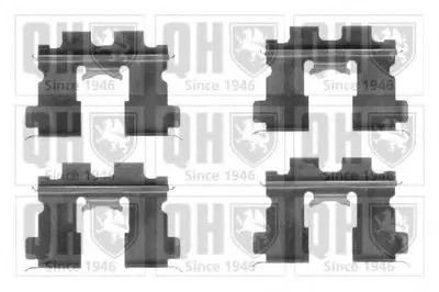 Комплектующие, колодки дискового тормоза QUINTON HAZELL купить