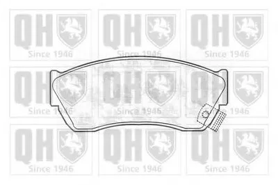 Комплект тормозных колодок, дисковый тормоз QUINTON HAZELL купить