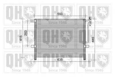 Конденсатор, кондиционер QUINTON HAZELL купить