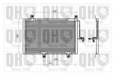 Конденсатор, кондиционер QUINTON HAZELL купить