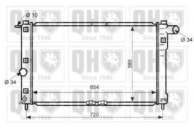 Радиатор, охлаждение двигателя QUINTON HAZELL купить