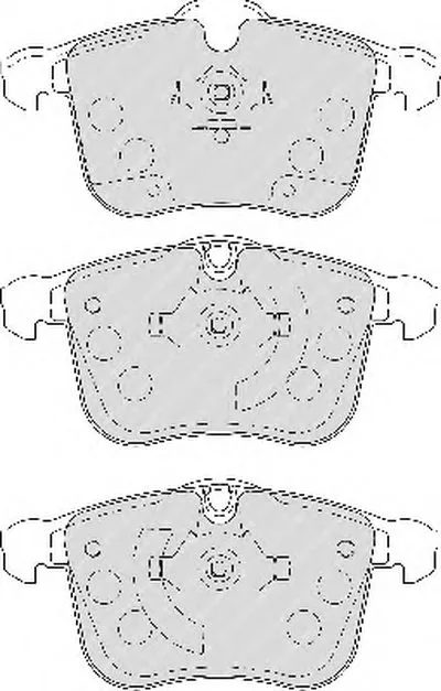 Комплект тормозных колодок, дисковый тормоз PREMIER FERODO купить