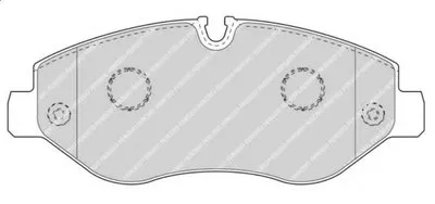 Комплект тормозных колодок, дисковый тормоз PREMIER FERODO купить