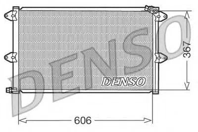 Конденсатор, кондиционер DENSO купить