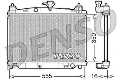 Радиатор, охлаждение двигателя DENSO купить